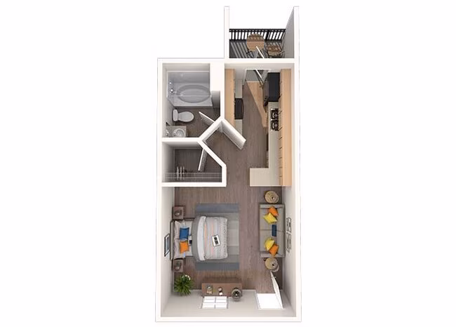 Unit 1109W 1109W floor plan